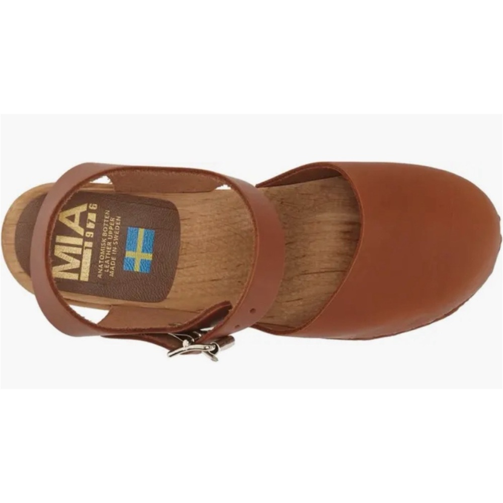 MIA Abba Clog in Luggage Leather Size 36 - Picture 6 of 14